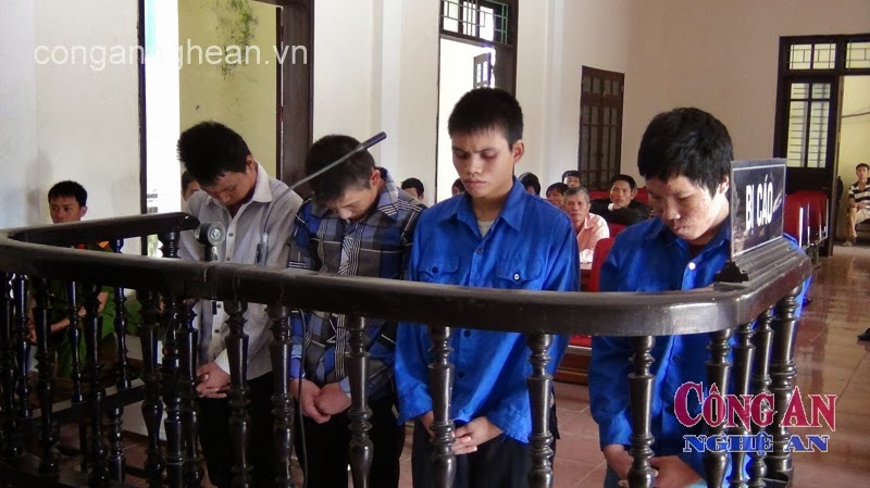 3 bị cáo tại phiên tòa