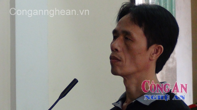 Bị cáo Huỳnh Bá Lý tại phiên tòa
