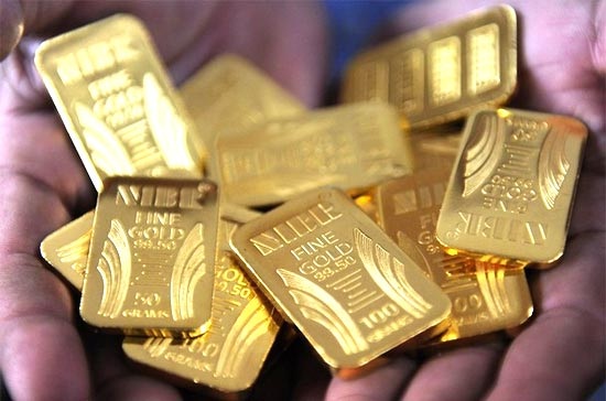 Giá vàng xuống gần mức thấp nhất 5 tháng