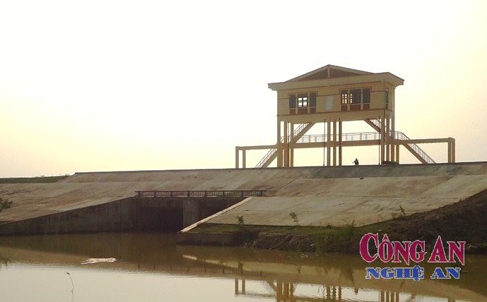 Cống Bùi Xá nơi nạn nhân bị giết