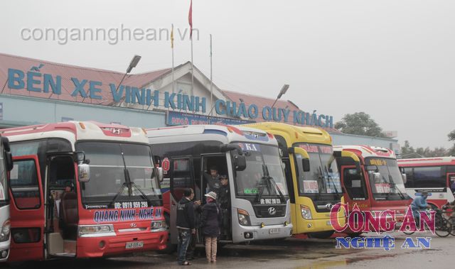 Bến xe Vinh đang tích cực chuẩn bị cho việc vận chuyển,  đáp ứng nhu cầu đi lại của hành khách trong dịp Tết