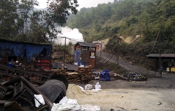 Lò than nơi xảy ra vụ cháy
