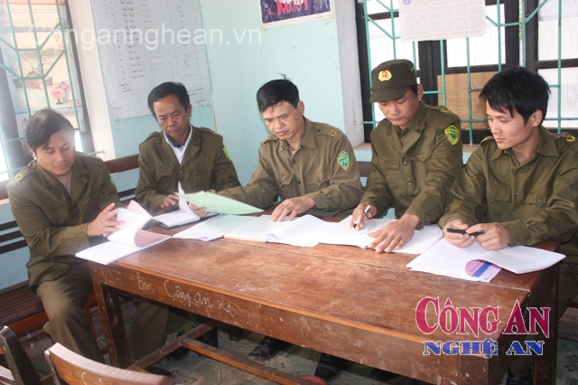 Ban Công an xã Châu Đình, huyện Quỳ Hợp triển khai  kế hoạch đảm bảo ANTT