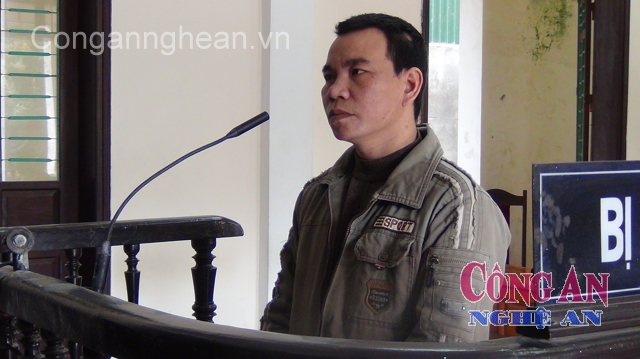 Bị cáo Lê Văn Ngọ tại phiên tòa