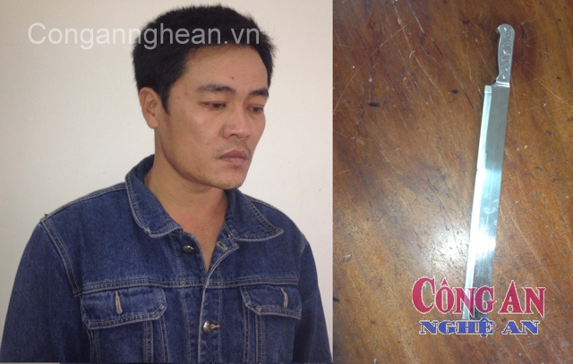 Đối tượng Nguyễn Văn Tuyến cùng tang vật