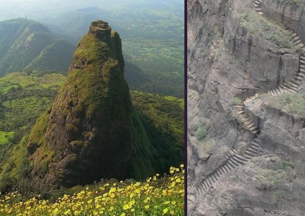 Cả trăm bậc thang cầu kỳ dẫn lên pháo đài Kalavantin Durg gần Panvel, Ấn Độ là một kỳ quan nhưng cũng bị lãng quên từ nhiều thế kỷ.