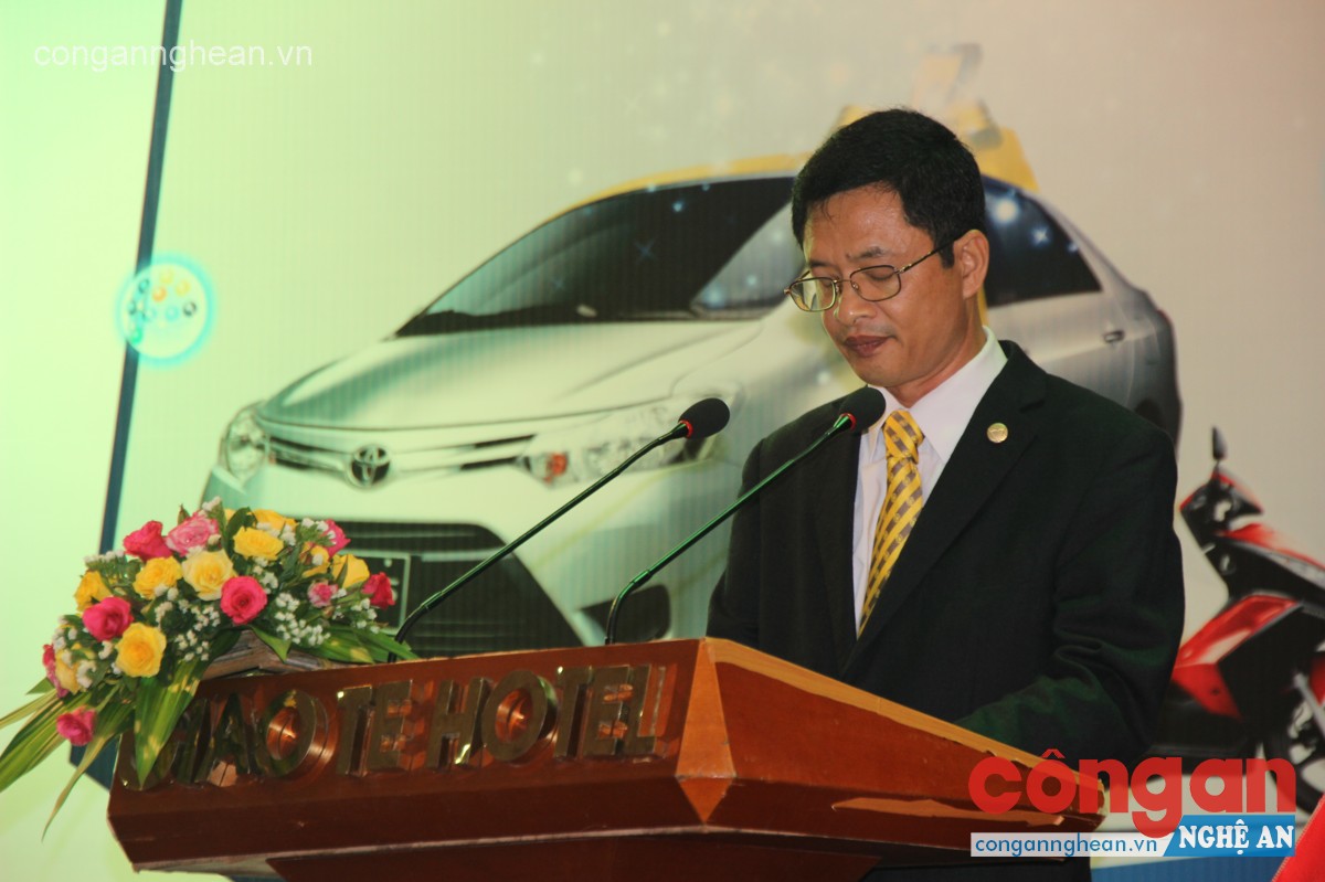 Đại diện lãnh đạo Bảo Việt Nhân Thọ phát biểu tại hội nghị