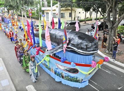 Nghinh Ong Thang Tam Vung Tau Festival 2014 lauched in Vung Tau city