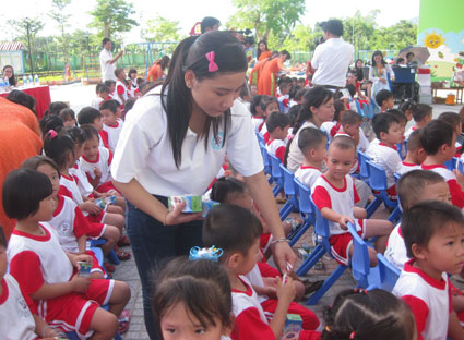 335 preschoolers participated in 