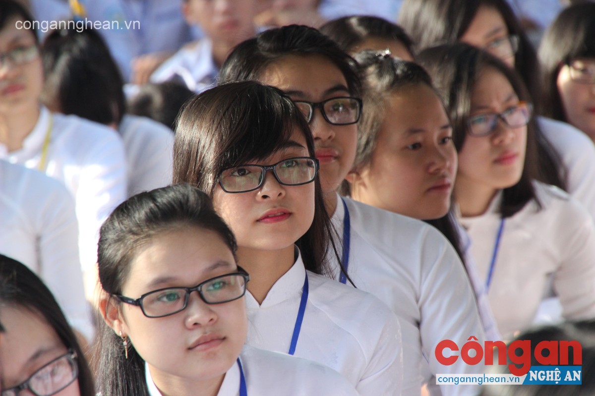 Những ánh mắt hồn nhiên, chăm chú theo dõi