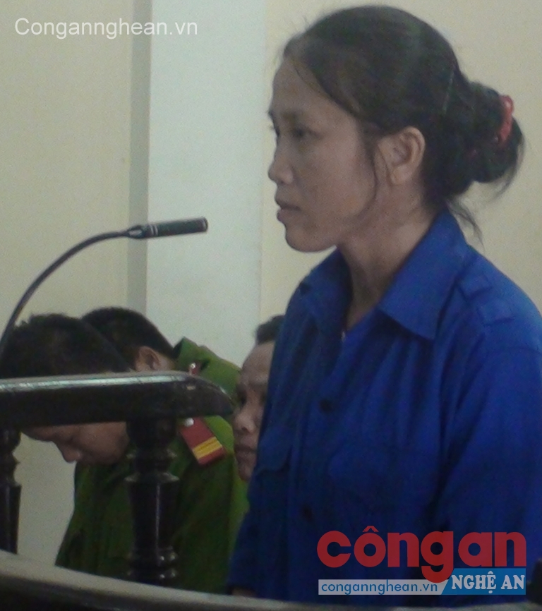 Bị cáo Lô Thị Kim tại tòa