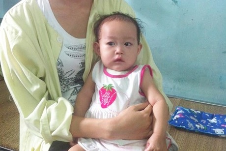 Sức khỏe của cháu Như đã ổn định. Ảnh do BV cung cấp