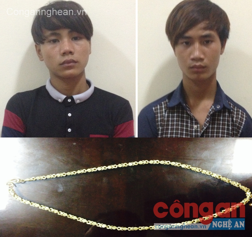 Đối tượng, tang vật và phương tiện gây án tại trụ sở Công an phường Hồng Sơn