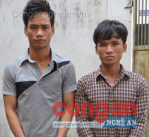 2 đối tượng Hồ Ngọc Đức và Hồ Sĩ Hiếu