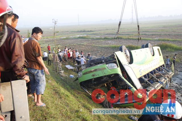 Hiện trường vụ tai nạn