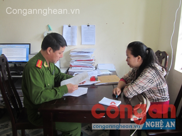 Công an huyện Nam Đàn tiếp thu ý kiến từ nhân dân