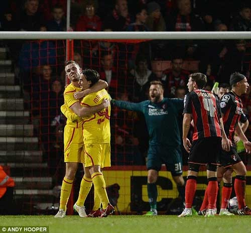 Liverpool có chiến thắng dễ dàng 3-1