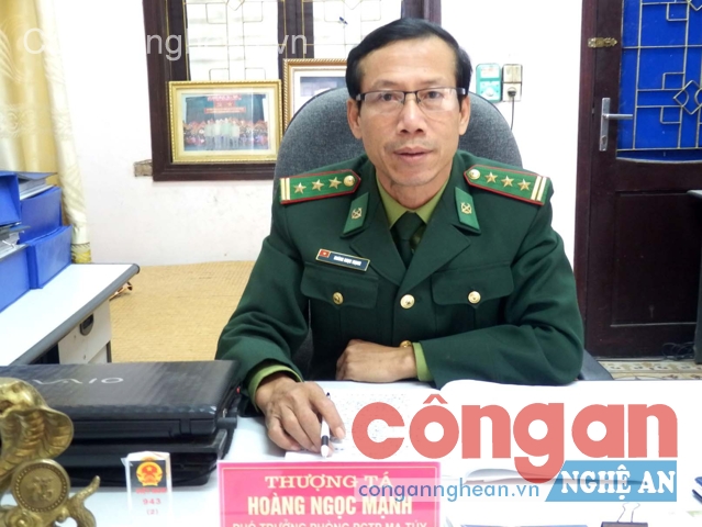 Thượng tá Hoàng Ngọc Mạnh, Phó  ban Chuyên án 337LV