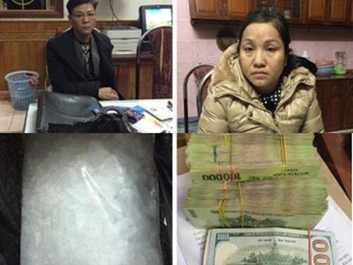 Hai đối tượng Sơn, Hải và tang vật vụ án