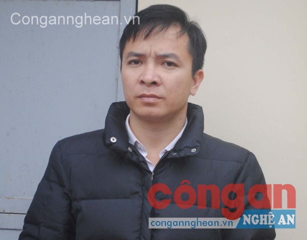 Đối tượng  Phạm Viết Hưng tại nhà tạm giữ Công an TP Vinh