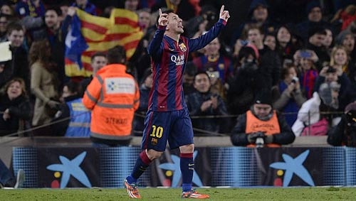 Messi ghi bàn thắng duy nhất của trận đấu
