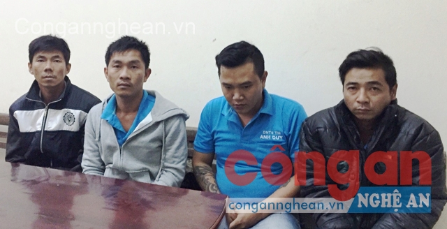 Các đối tượng gây án ở Tĩnh Gia rồi bỏ trốn vào Hà Tĩnh