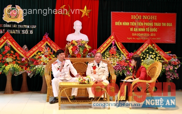 Các điển hình tiên tiến tham gia giao lưu tại Hội nghị.