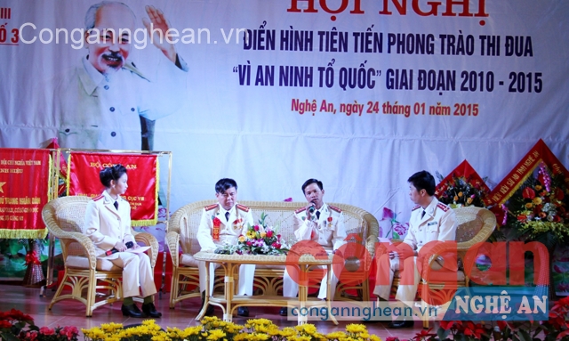 Đại úy Võ Tuấn Anh tham gia giao lưu điển hình tiên tiến phong trào thi đua “Vì ANTQ” giai đoạn 2010 - 2015