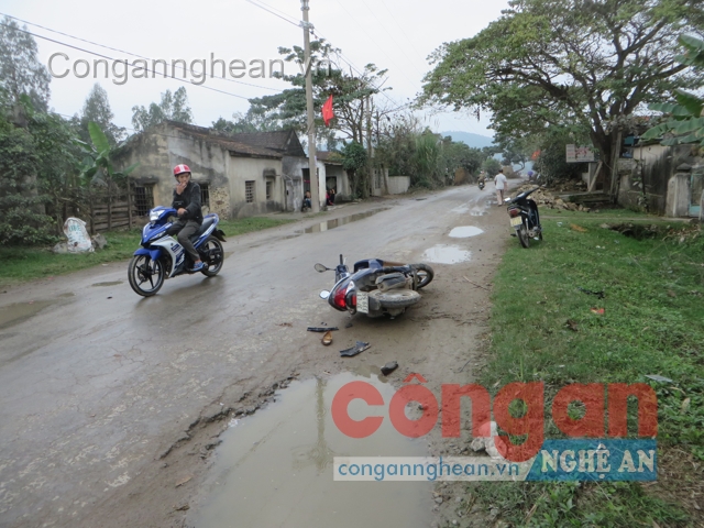 Hiện trường vụ tai nạn