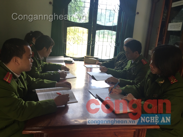 Công an phường Nghi Hương triển khai công tác đảm bảo ANTT