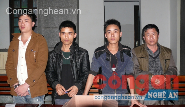 Các đối tượng bị bắt trong  vụ án