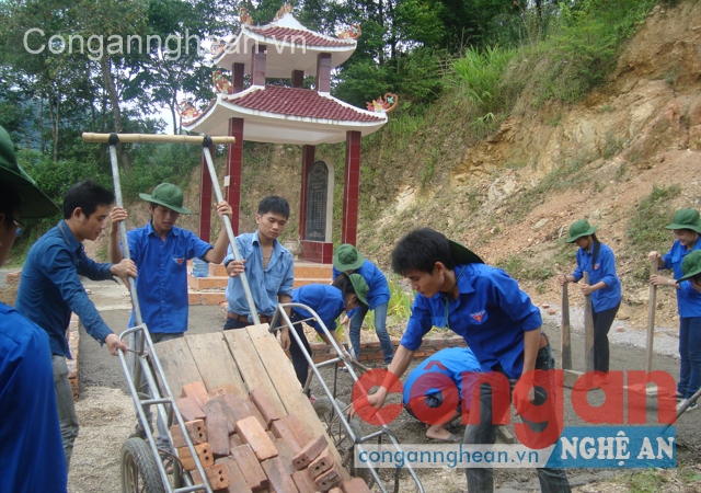 Đoàn viên thanh niên trong tỉnh tham gia các hoạt động vì cộng đồng