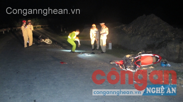 Hiện trường vụ tai nạn