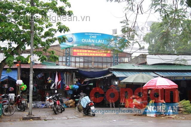 Chợ Quán Lau nằm ở vị trí “đất vàng” nhưng chưa được đầu tư xứng tầm