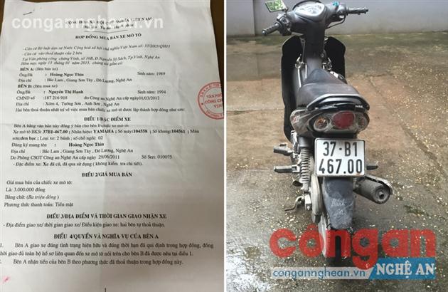 Hợp đồng mua bán chiếc xe của anh T. cho chị Hạnh được một đơn vị công chứng xác nhận và chiếc xe tại trụ sở Công an