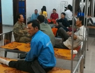 Các bệnh nhân đang điều trị tại Bệnh viện