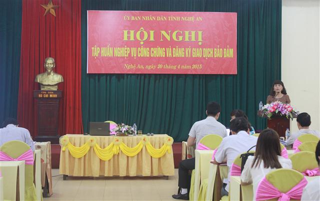 Tại Hội nghị tập huấn