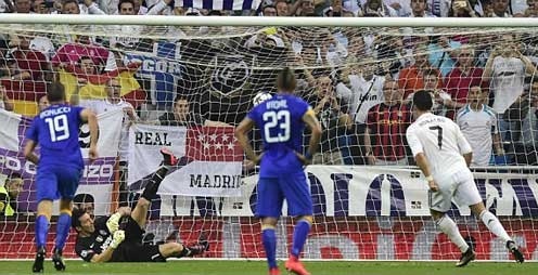 Ronaldo mở tỉ số trên chấm 11m, nhưng cuối cùng Real vẫn bị loại