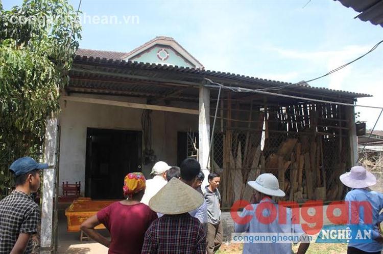 Hiện trường nơi xảy ra án mạng