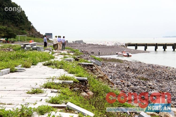 Một công trình trên địa bàn TX Cửa Lò tan hoang do thiên tai nhưng bị từ chối bảo hiểm