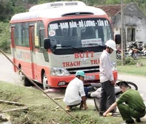 Hiện trường vụ tai nạn
