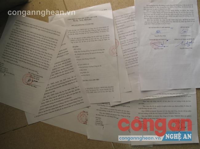 Các công văn, biên bản chỉ đạo xử lý đối với hoạt động khai thác trái phép tại mỏ đá lèn Thung Buồng