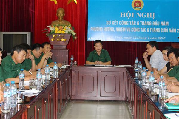 Buổi sơ kết đánh giá tình hình hoạt động của lực lượng TNXP – XDKT.