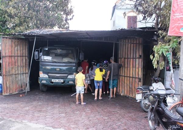 Ki ốt nơi xảy ra vụ cháy