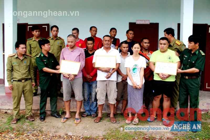 Các đối tượng bị bắt giữ trong Chuyên án