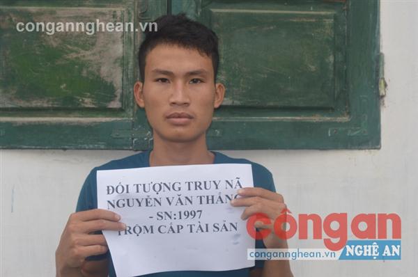 Đối tượng Nguyễn Văn Thăng tại cơ quan điều tra