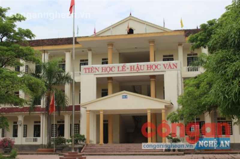 Một góc Trường THPT Quỳnh Lưu 2 ngày nay