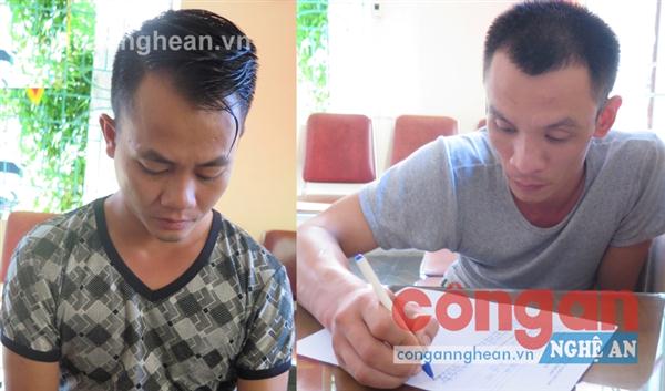 2 đối tượng Trần Hoàng Hữu và Lê Ngọc Tiến                                      