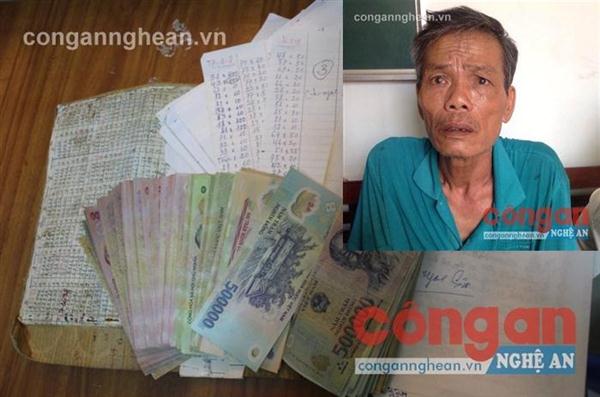 Đối tượng Chu Văn Sơn và tang vật vụ án 