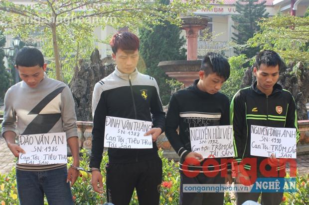Nhóm đối tượng gây ra 10 vụ trộm tài sản                             và tiêu thụ tài sản do người khác phạm tội mà có